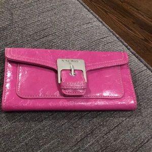 Fuschia colored wallet